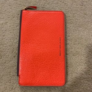 Marc by Marc Jacobs Orange Travel Zip Wallet